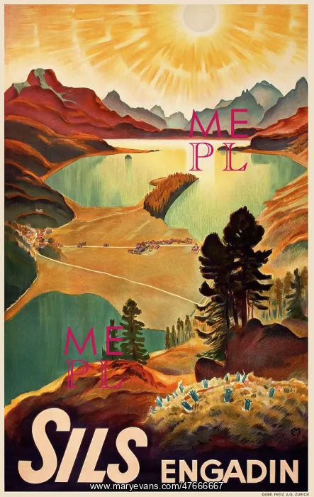  : Poster, Sils, Engadin, Switzerland