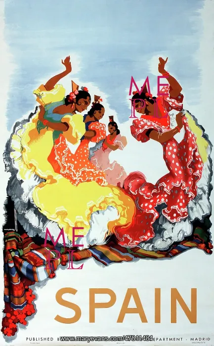  : Poster, Spanish Dancers