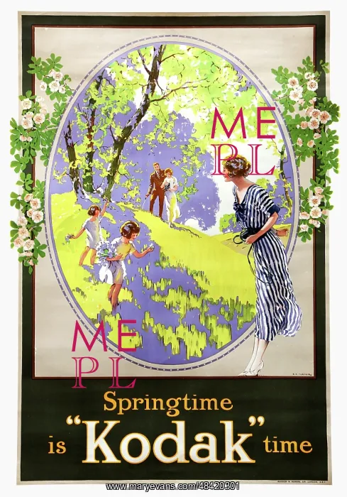 : Poster, Springtime is Kodak Time : Poster, Springtime is Kodak Time