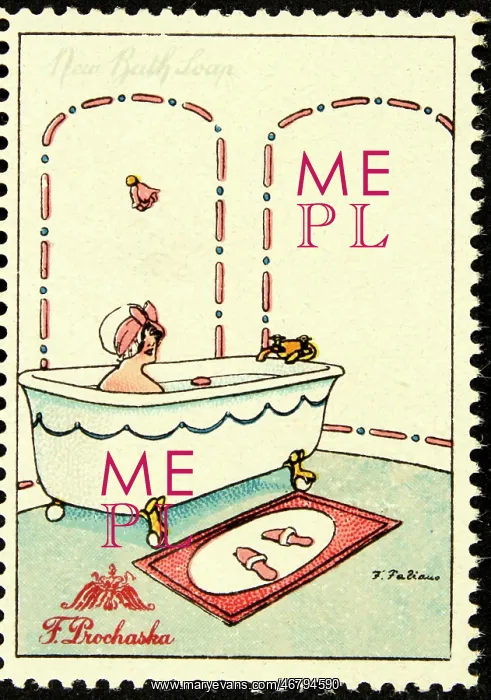 : Poster stamp Bath Soap Prochaska : Poster stamp Bath Soap Prochaska