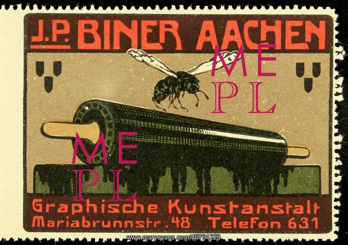 : Poster stamp Biner Aachen : Poster stamp Biner Aachen