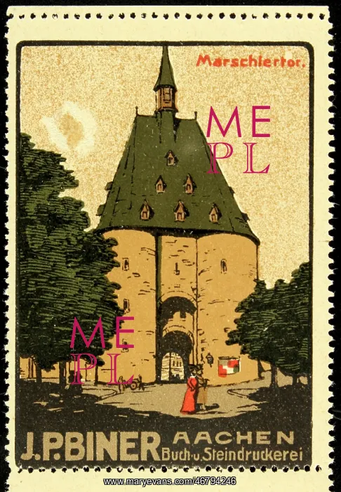 : Poster stamp Biner Aachen : Poster stamp Biner Aachen