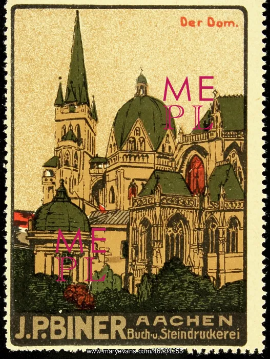 : Poster stamp Biner Aachen : Poster stamp Biner Aachen