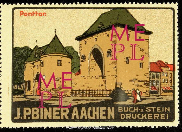 : Poster stamp Biner Aachen : Poster stamp Biner Aachen