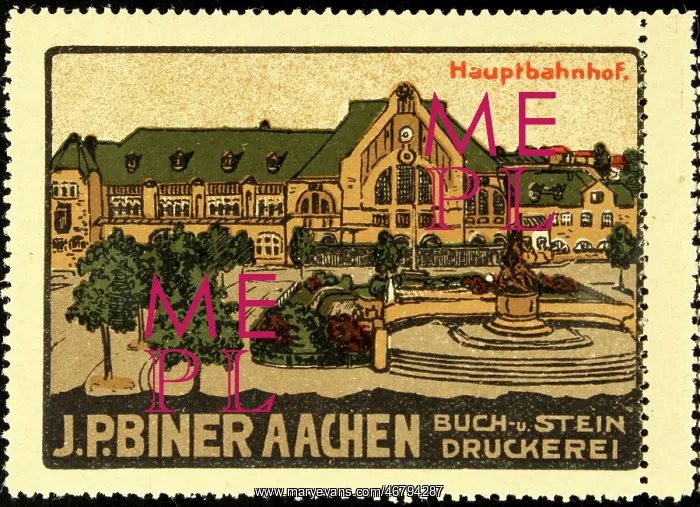 : Poster stamp Biner Aachen : Poster stamp Biner Aachen