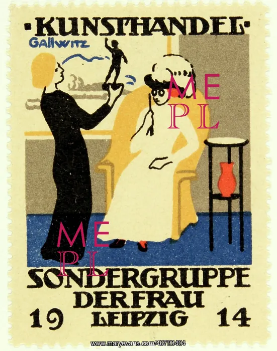 : Poster stamp BUGRA 1914 : Poster stamp BUGRA 1914