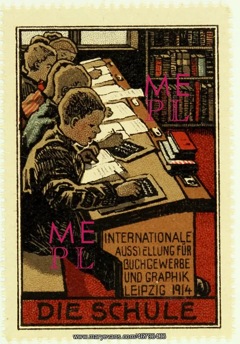 : Poster stamp BUGRA 1914 : Poster stamp BUGRA 1914