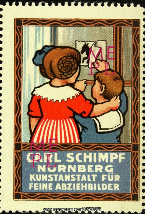 : Poster stamp Carl Schimpf : Poster stamp Carl Schimpf