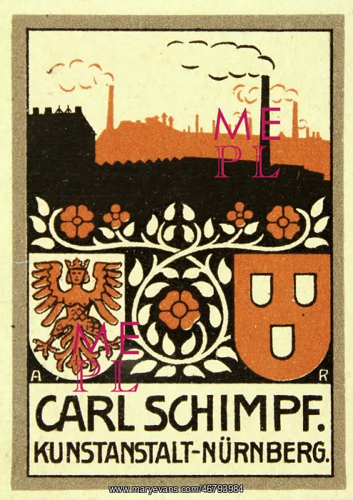 : Poster stamp Carl Schimpf : Poster stamp Carl Schimpf