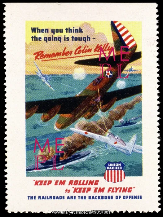 : Poster stamp design, Keep Em Rolling : Poster stamp design, Keep Em Rolling