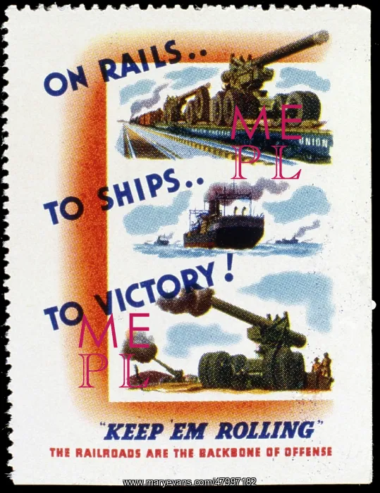 : Poster stamp design, Keep Em Rolling : Poster stamp design, Keep Em Rolling
