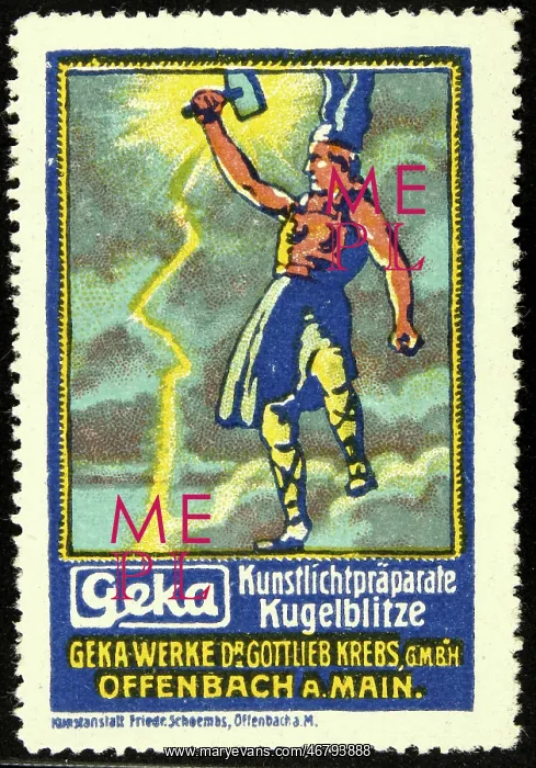 : Poster stamp Geka factory : Poster stamp Geka factory