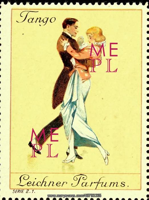 : Poster stamp Leichner Parfums : Poster stamp Leichner Parfums