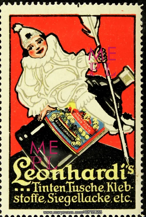 : Poster stamp Leonhardi's ink : Poster stamp Leonhardi's ink