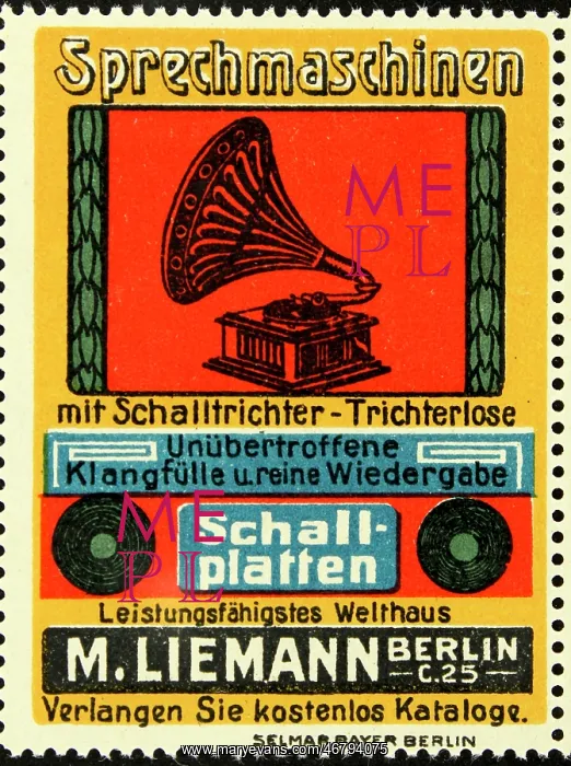 : Poster stamp Liemann Berlin : Poster stamp Liemann Berlin