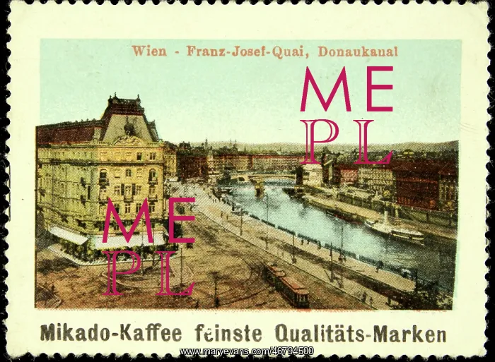 : Poster stamp Mikado coffee : Poster stamp Mikado coffee