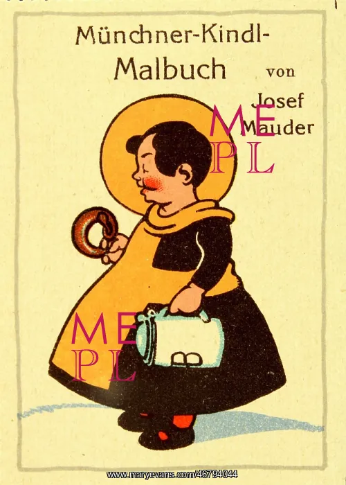 : Poster stamp Munich-Kindl coloring book : Poster stamp Munich-Kindl coloring book