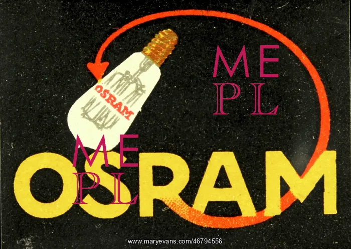 : Poster stamp Osram : Poster stamp Osram