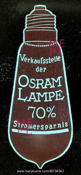 : Poster stamp Osram lamp : Poster stamp Osram lamp