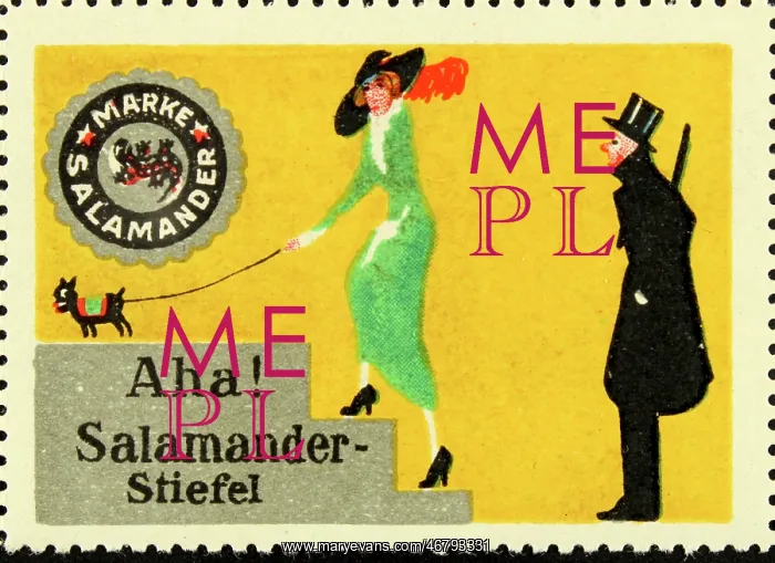 : Poster stamp Salamander boots : Poster stamp Salamander boots