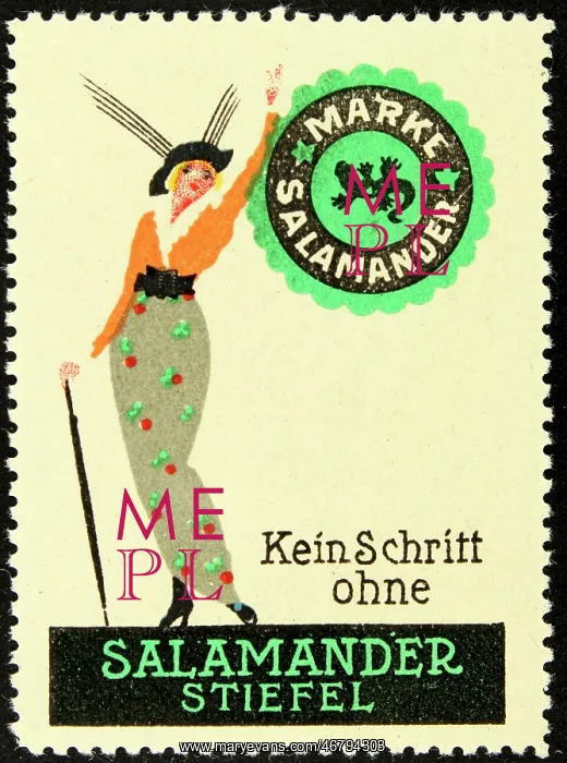 : Poster stamp Salamander boots : Poster stamp Salamander boots