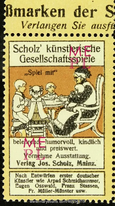 : Poster stamp Scholz games : Poster stamp Scholz games