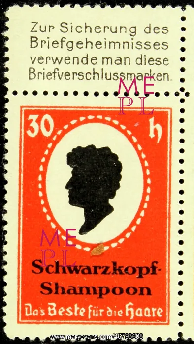 : Poster stamp Schwarzkopf Shampoon : Poster stamp Schwarzkopf Shampoon