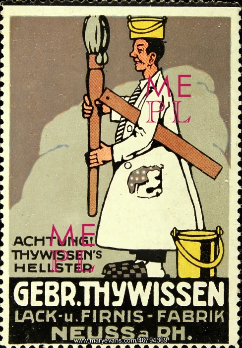 : Poster stamp Thywissen factory : Poster stamp Thywissen factory