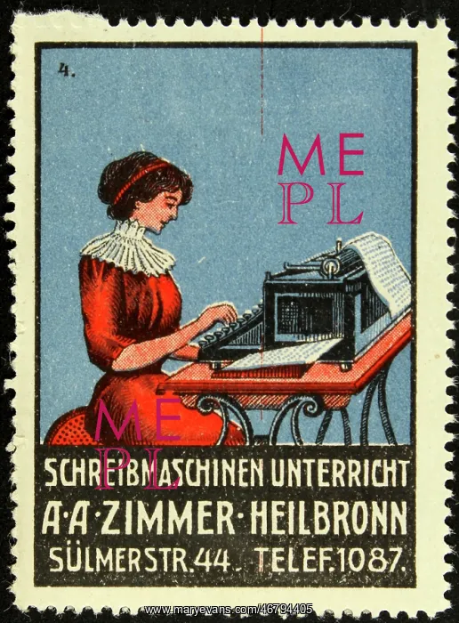 : Poster stamp Typewriter lessons : Poster stamp Typewriter lessons
