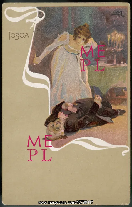 : POSTER FOR TOSCA 1900 : POSTER FOR TOSCA 1900