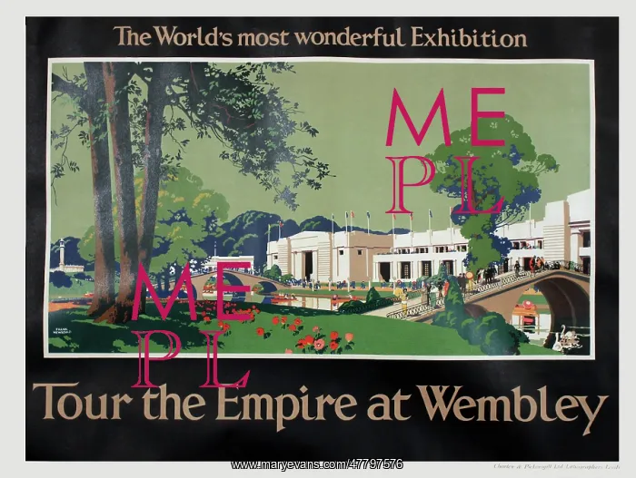: Poster, Tour the Empire at Wembley : Poster, Tour the Empire at Wembley