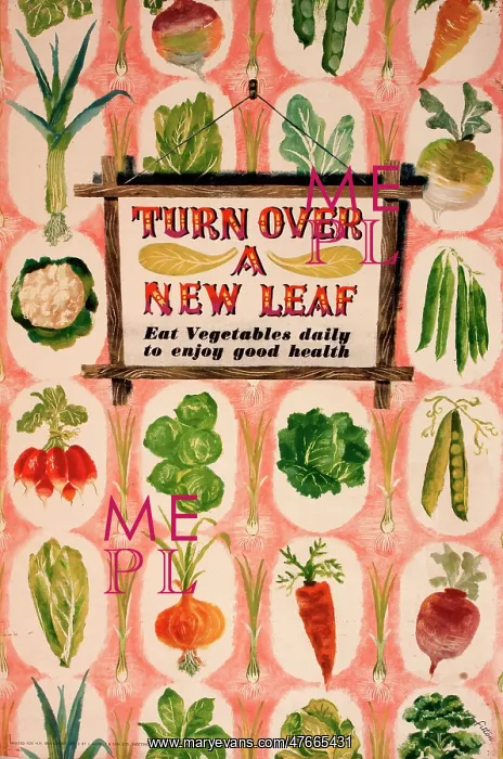 : Poster, Turn Over a New Leaf : Poster, Turn Over a New Leaf