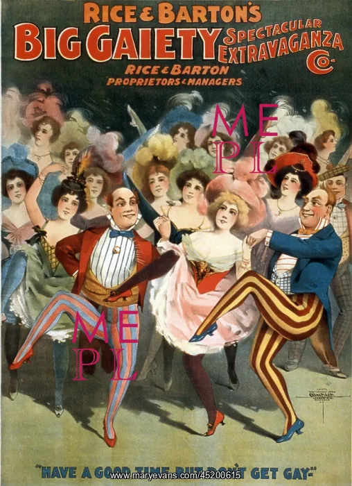 : Poster for Vaudeville troupe, Rice and ? : Poster for Vaudeville troupe, Rice and ?