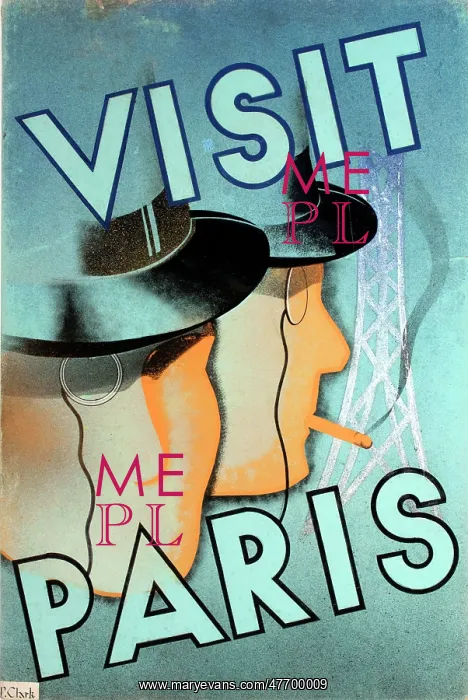 : Poster, Visit Paris : Poster, Visit Paris