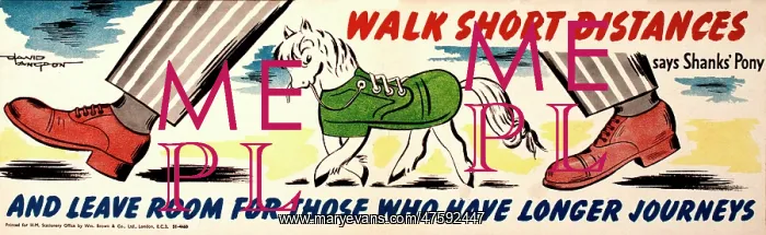 : Poster, Walk Short Distances : Poster, Walk Short Distances
