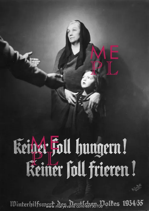 : Poster for the Winterhilfswerk : Poster for the Winterhilfswerk