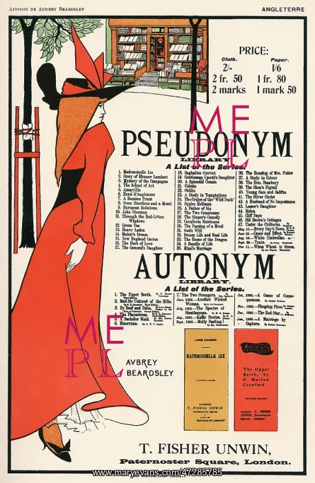 : Poster for The Yellow Book Magazine : Poster for The Yellow Book Magazine