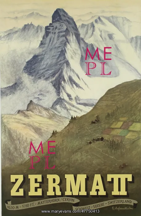  : Poster, Zermatt, Switzerland