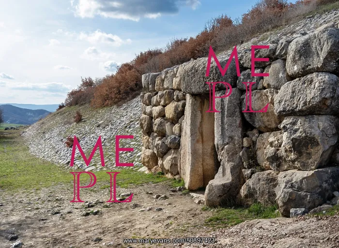 : Postern gate, Rampart of Yerkapi, Hattusa, Anatolia, Turkey : Postern gate, Rampart of Yerkapi, Hattusa, Anatolia, Turkey