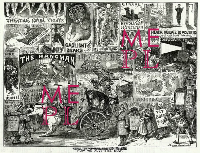 : Bill posters 1887 : Bill posters 1887