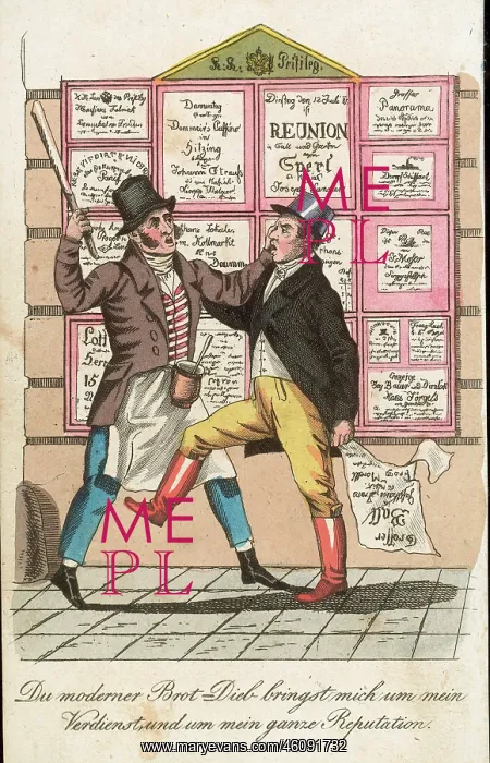 : Two bill posters in dispute : Two bill posters in dispute
