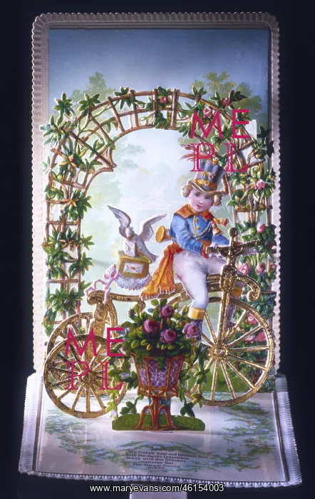 : Postillon d'Amour with tricycle : Postillon d'Amour with tricycle