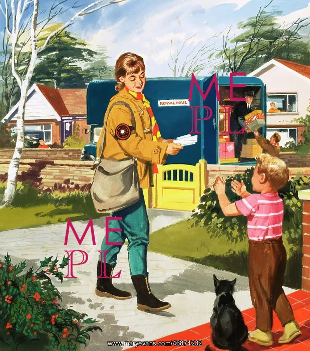 : Postman and postwoman : Postman and postwoman