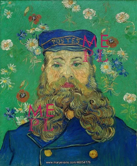 : The postman Roulin, by Van Gogh : The postman Roulin, by Van Gogh