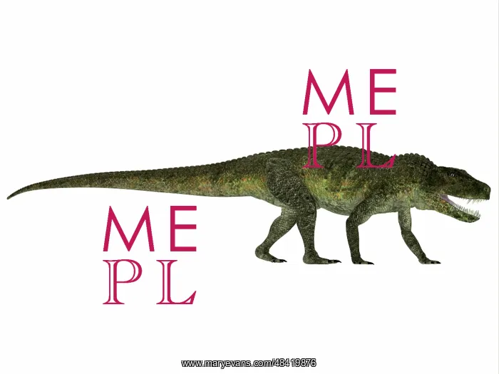 : Postosuchus reptile from the Triassic Period : Postosuchus reptile from the Triassic Period