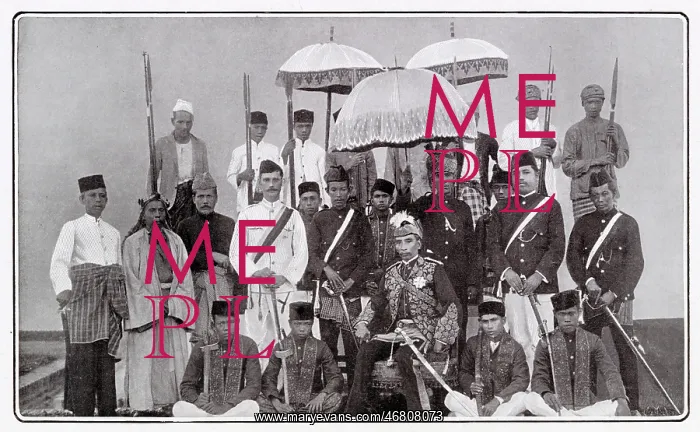 : Postponed Coronation - Sultan of Perak and Bodyguards 1902 : Postponed Coronation - Sultan of Perak and Bodyguards 1902