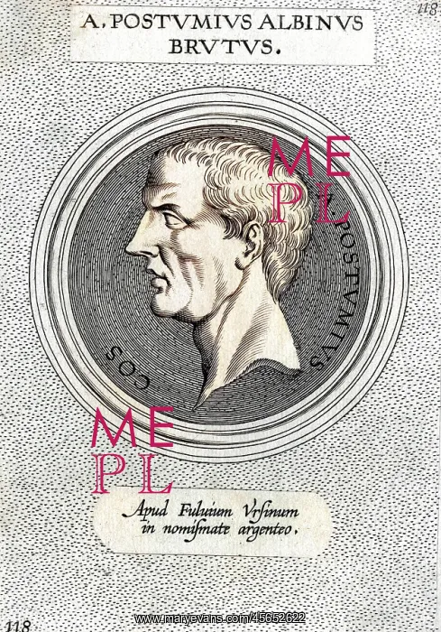  : A POSTUMIUS ALBINUS