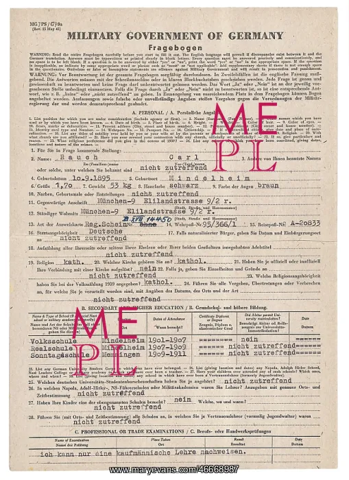 : postwar period, Denazification, form of the Allied : postwar period, Denazification, form of the Allied