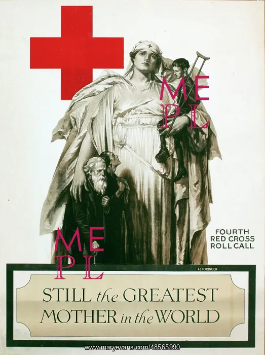 : Postwar poster, Red Cross : Postwar poster, Red Cross