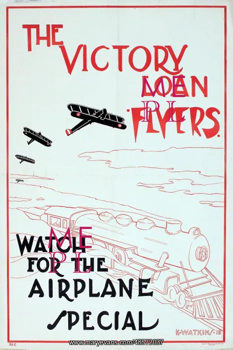 : Postwar poster, The Victory Loan Flyers : Postwar poster, The Victory Loan Flyers